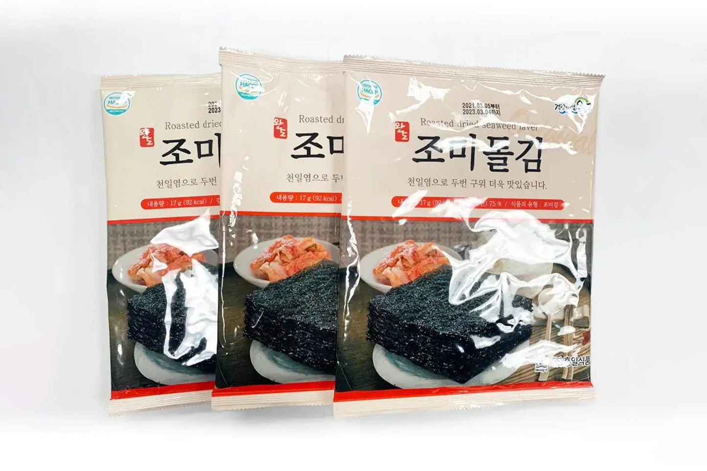 SEASONED ROASTED LAVER - Dolkim 17g (1-Box/30Pcs)
