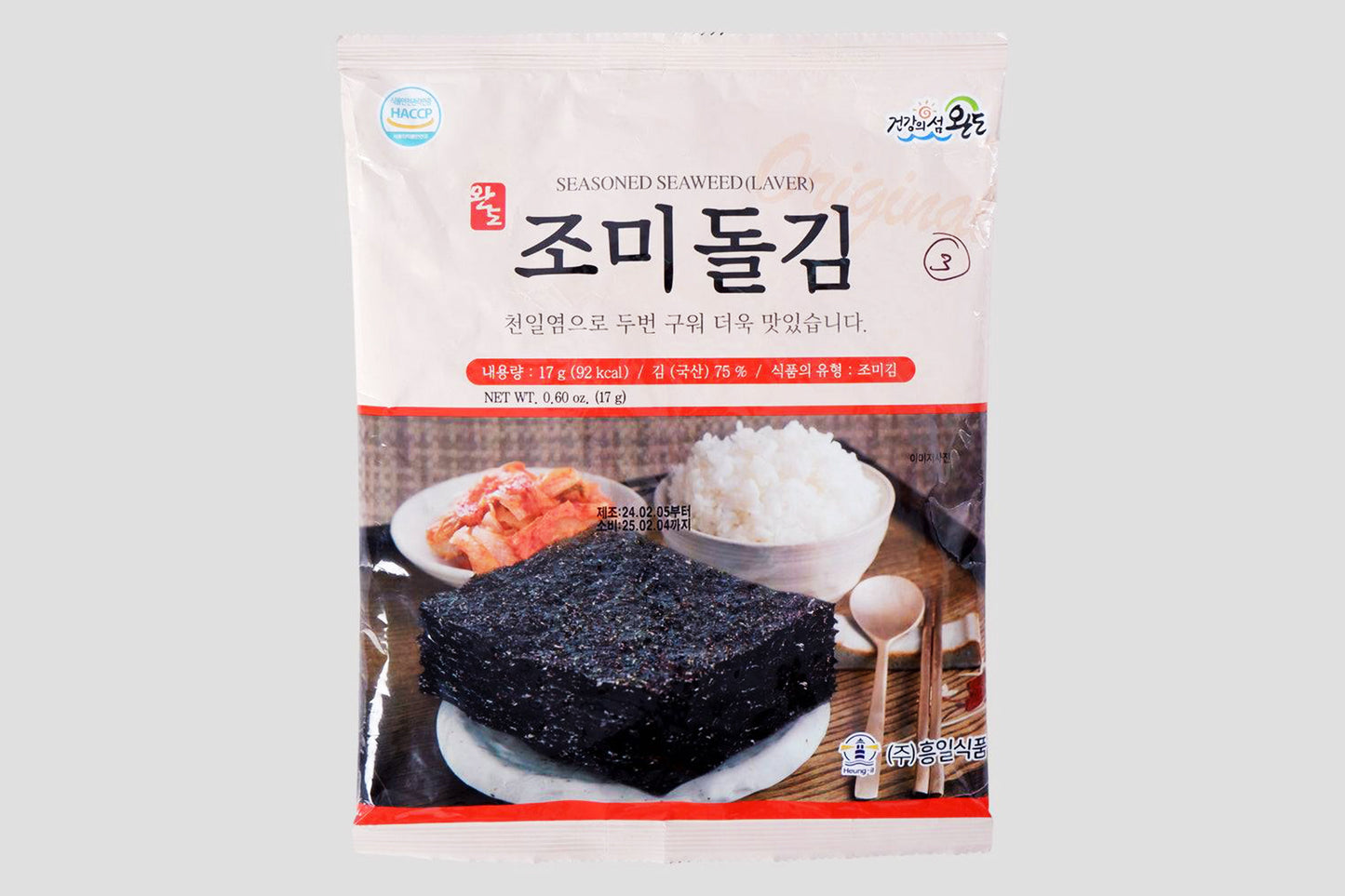 SEASONED ROASTED LAVER - Dolkim 17g