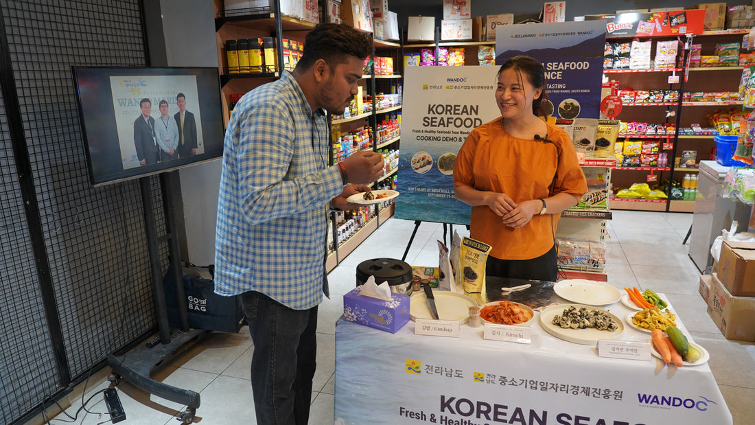 Korean Seafood Tasting & Reviews at Kims Mart with Wandoc