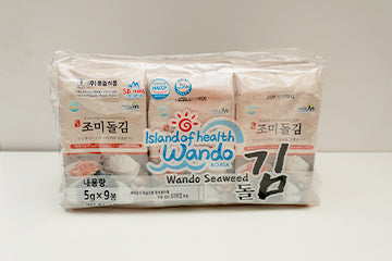 LUNCH BOX SEASONED SEAWEED LAVER -dolkim 45g (1 packet/9Pcs & 1-Box/12 Packet)
