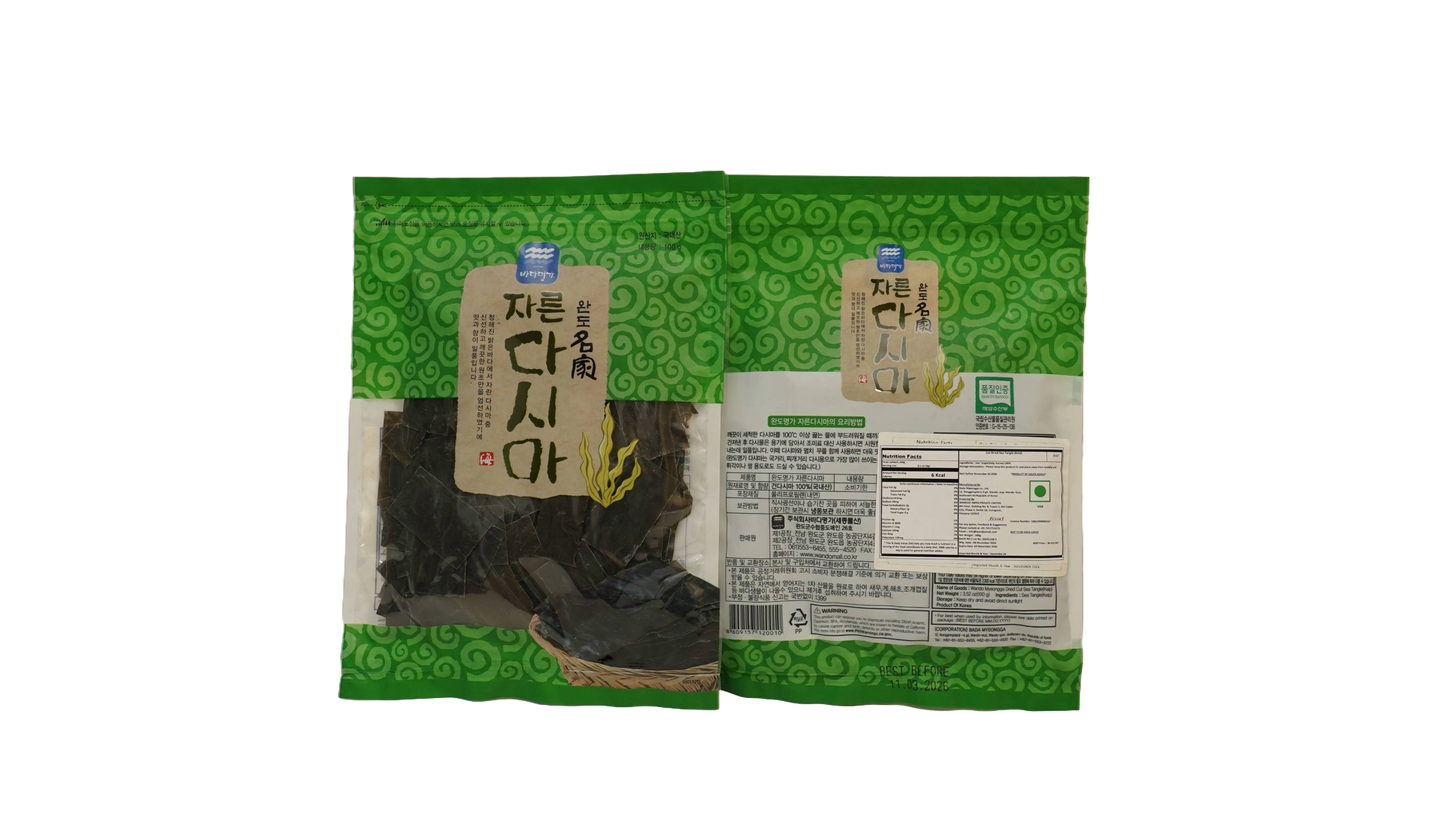 DRIED KELP CUT DRIED SEA TANGLE (100g)( 1-Box/50Pcs)