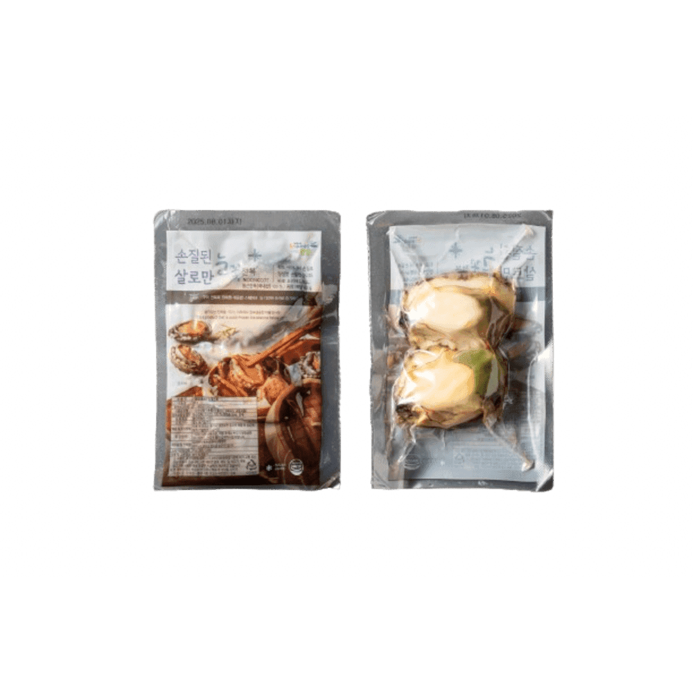 two packaged food items sitting on top of each other
